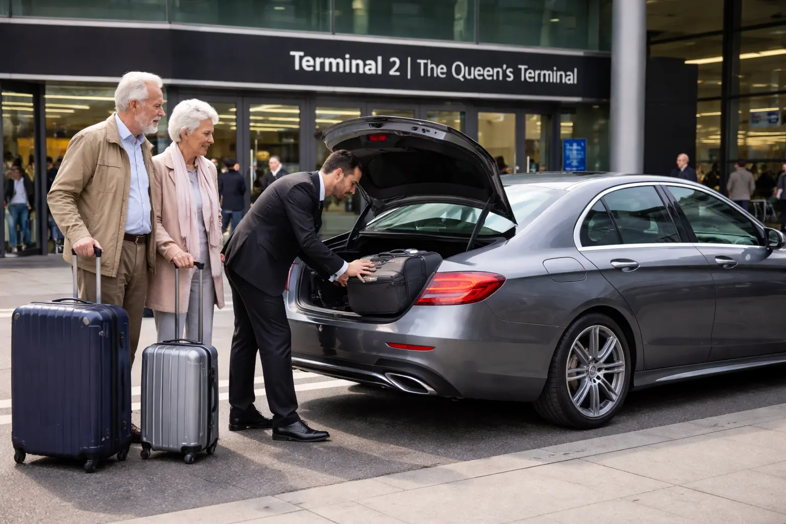 KT23 Bookham Taxi  Heathrow Terminal 2 Transfers