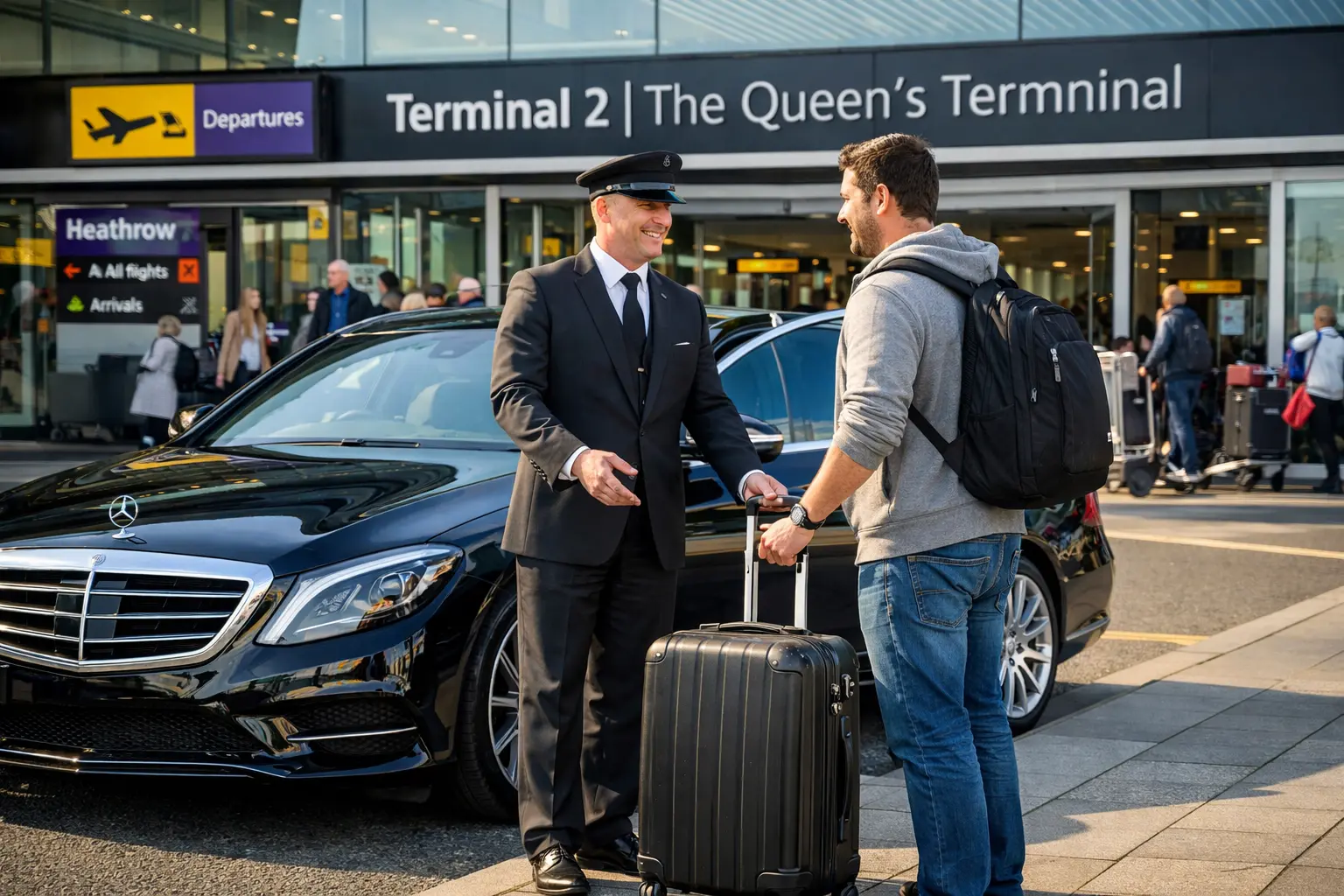 TW14 Feltham Taxi Heathrow Airport Terminal 2 Transfers