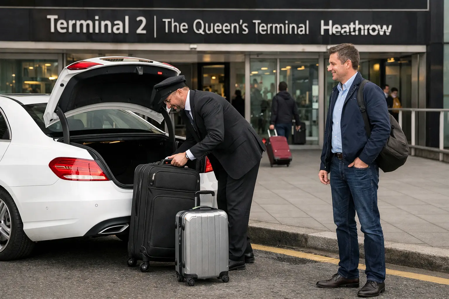TW17 Shepperton Taxi Heathrow Terminal 2 Transfer
