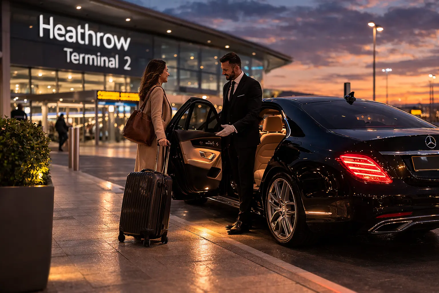 Epping Forest Hotel Taxi to Heathrow Terminal 2