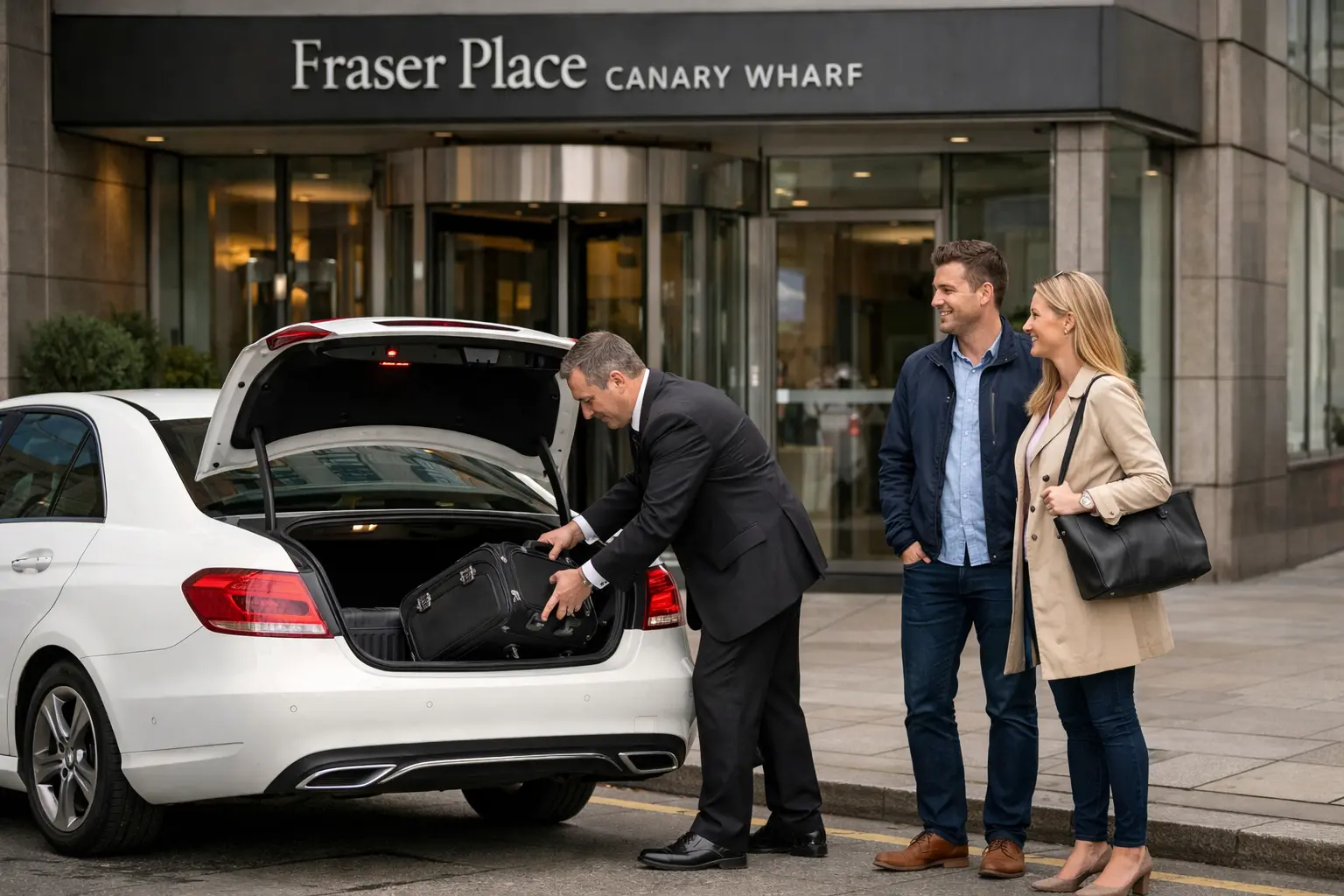Fraser Place Canary Wharf  Taxi to Heathrow Terminal 2