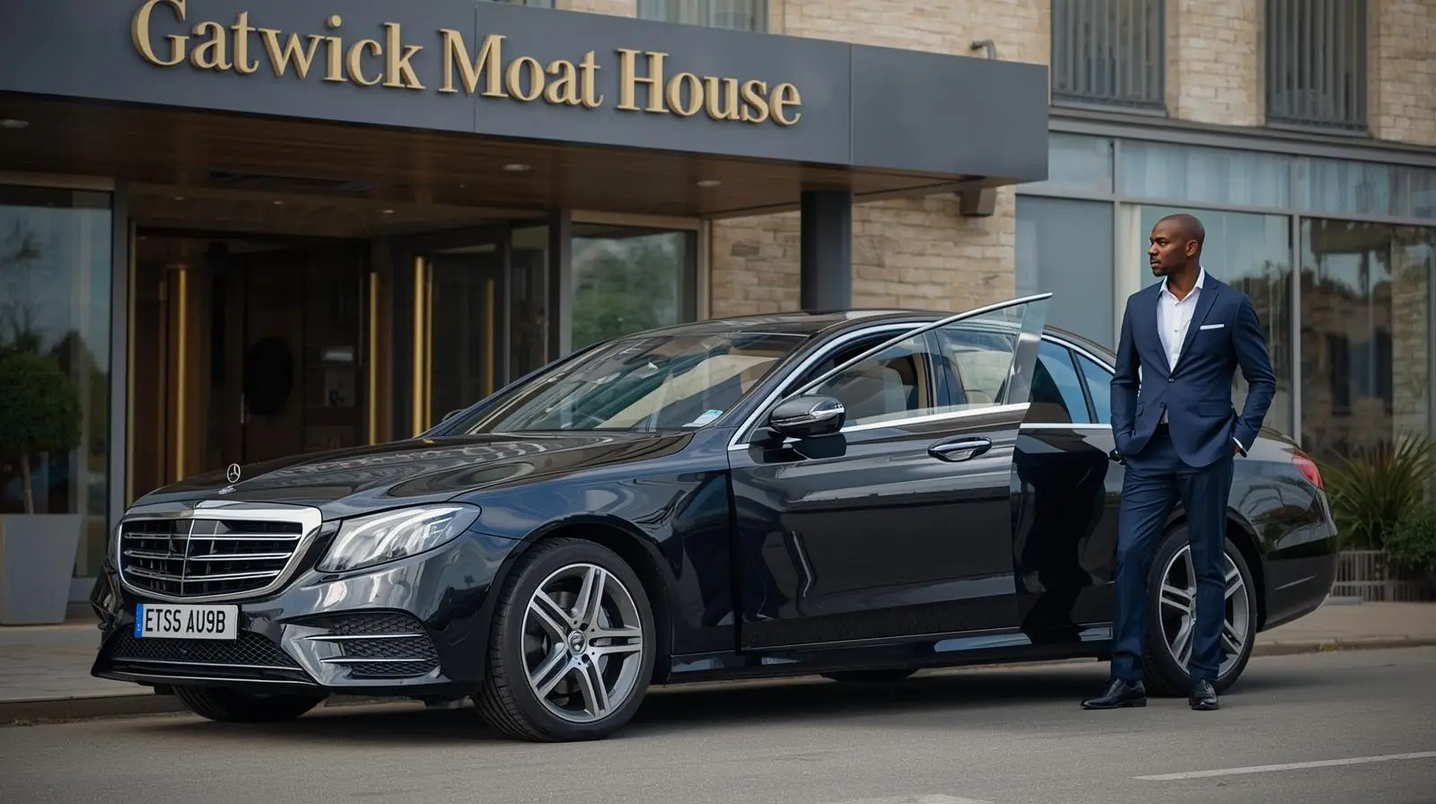 Gatwick Moat House Hotel Taxi to Heathrow Airport T2