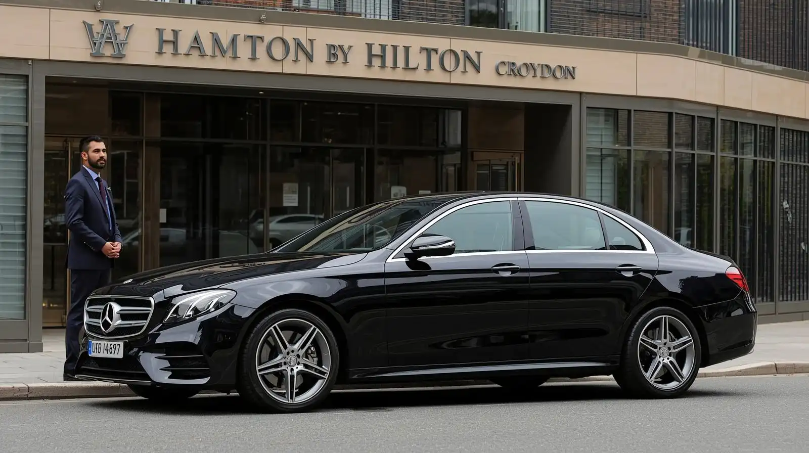 Hampton by Hilton Croydon Taxi to Heathrow Airport T2