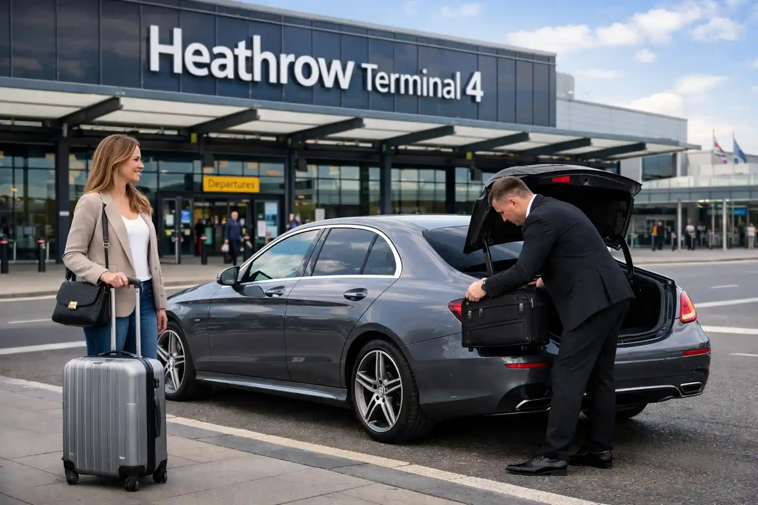 Oyo New Dome Hotel Taxi to Heathrow Airport Terminal 4 