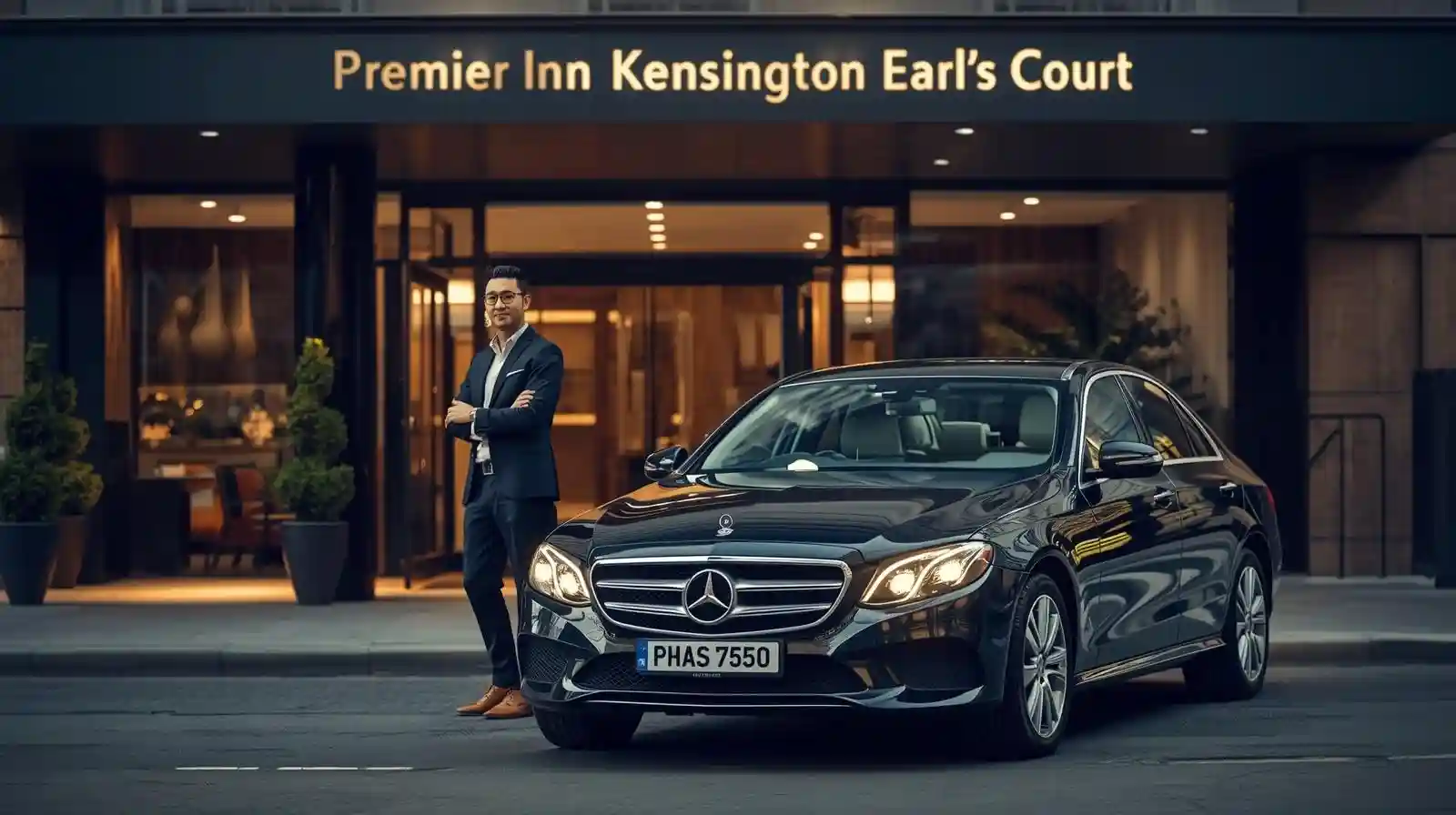Premier Inn Kensington Earls Court to Stansted Taxi