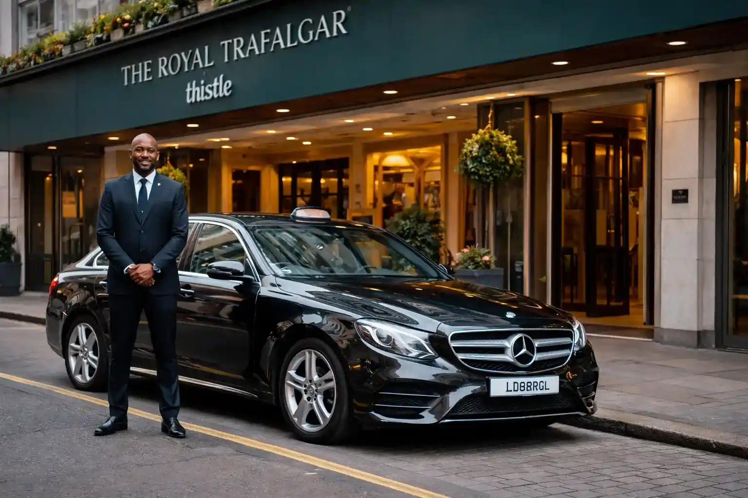 Royal Trafalgar Hotel Thistle to Heathrow Terminal 4 Taxi 