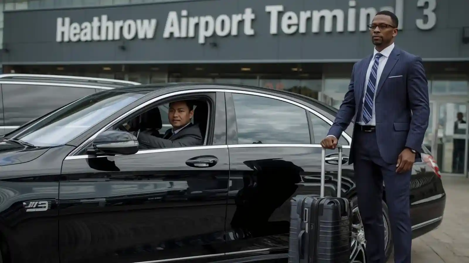 Taxi from Hampton by Hilton Waterloo to Heathrow T3