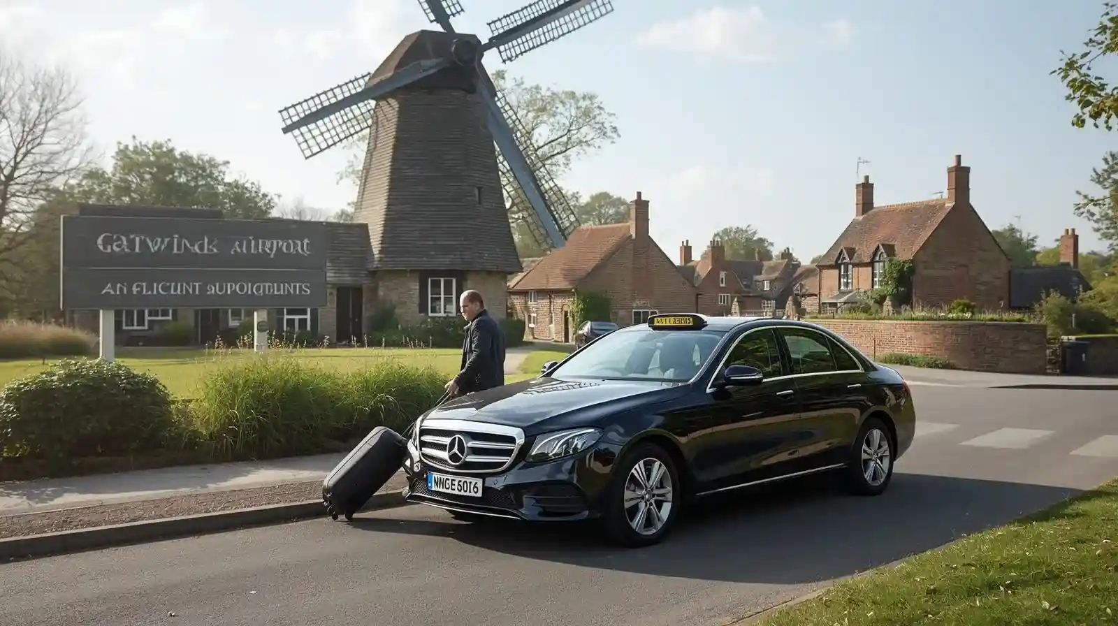 Windmill on the Common Taxi to Gatwick Airport Transfer 