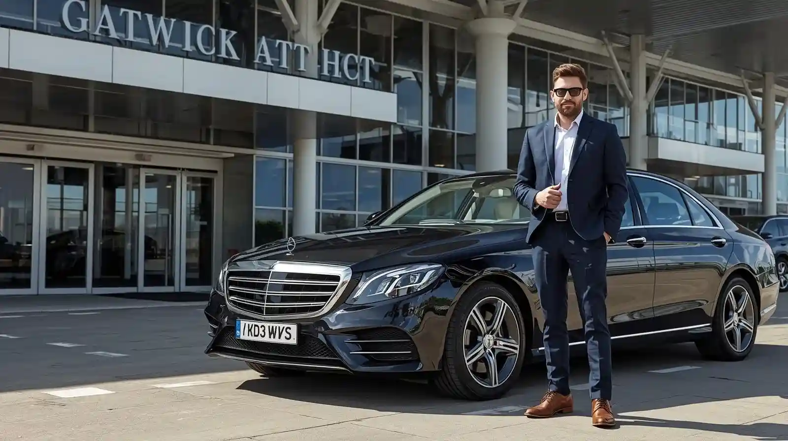 Royal Lancaster to Gatwick Airport Taxi Service 