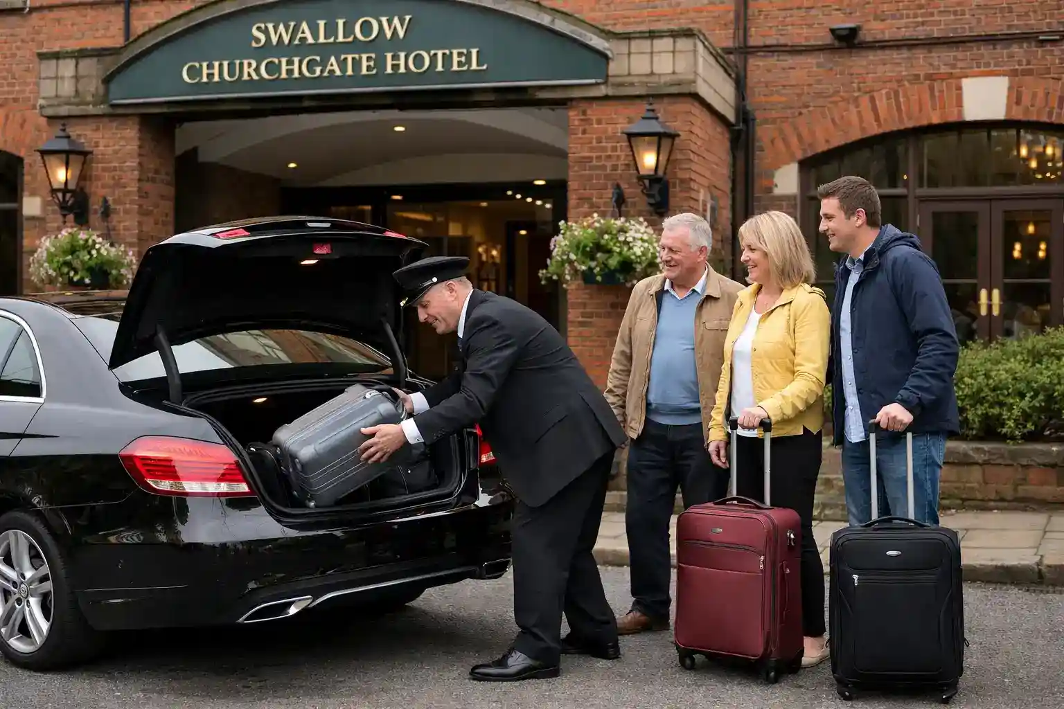 Swallow Churchgate Hotel Taxi to Heathrow Airport Terminal 4 