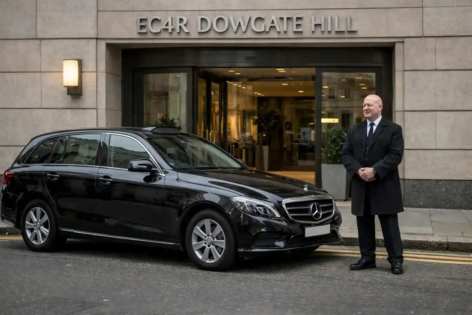 London Airport Transfer: Heathrow T3 to EC4R Dowgate Hill