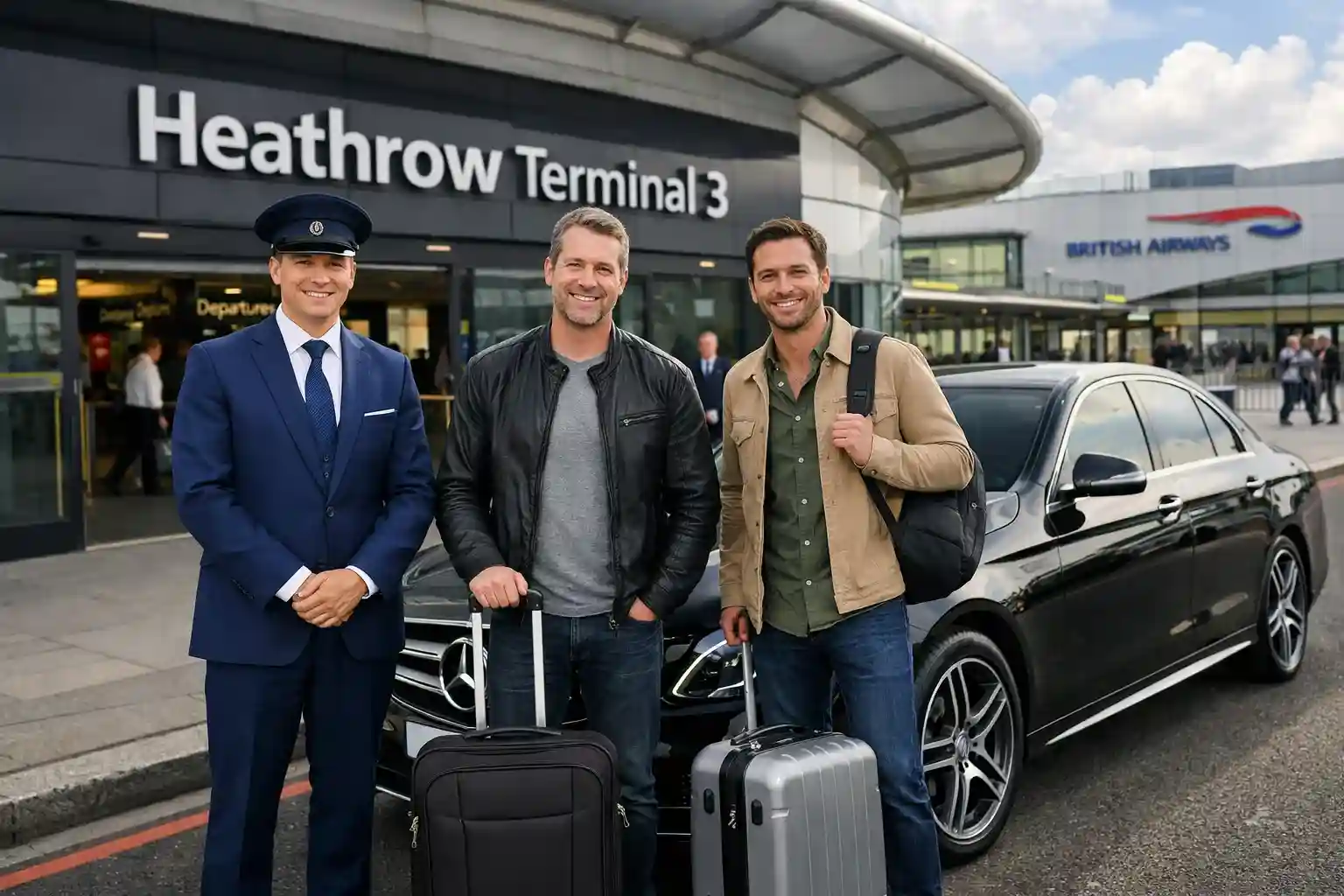 57 Pont Street to Heathrow T3 Taxi Transfer
