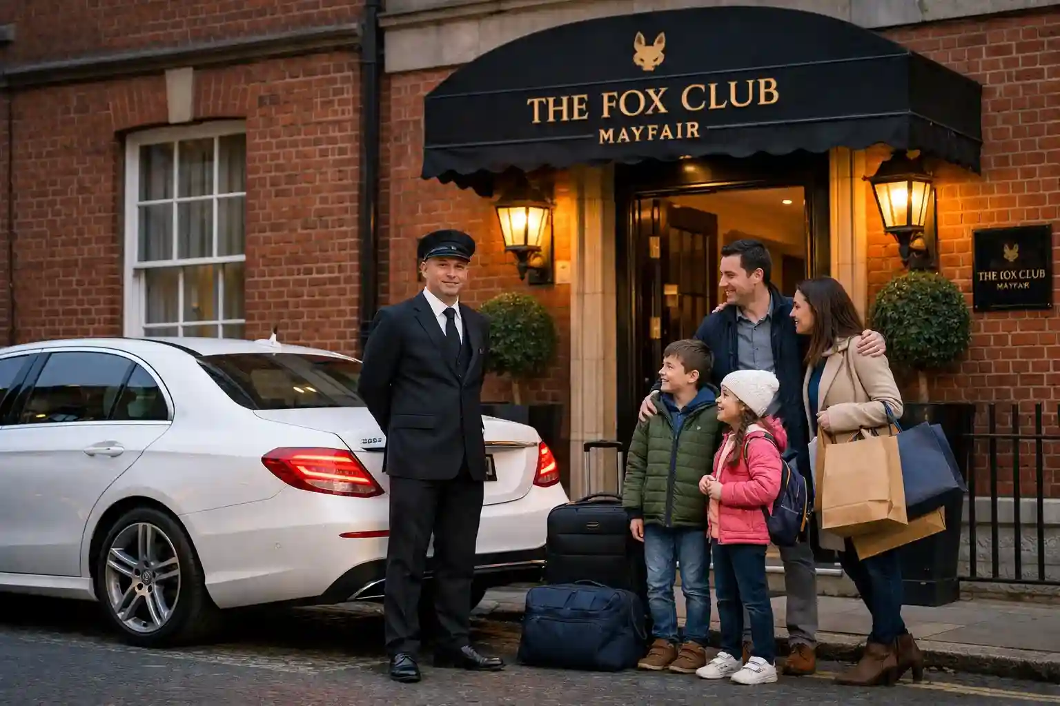 Fox Club Mayfair to Heathrow T4 Taxi Transfer