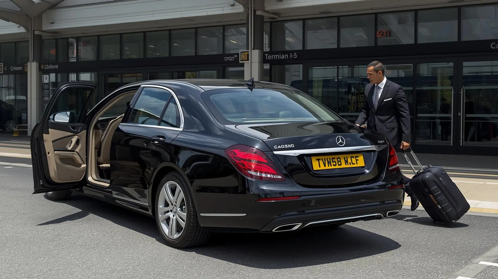 Heathrow T5 to RM1 Romford Taxi Reliable Airport Transfer