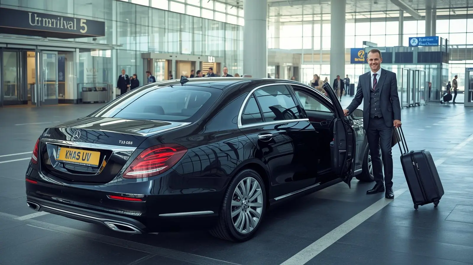 Heathrow T5 to RM11 Emerson Park Taxi Reliable Transfers