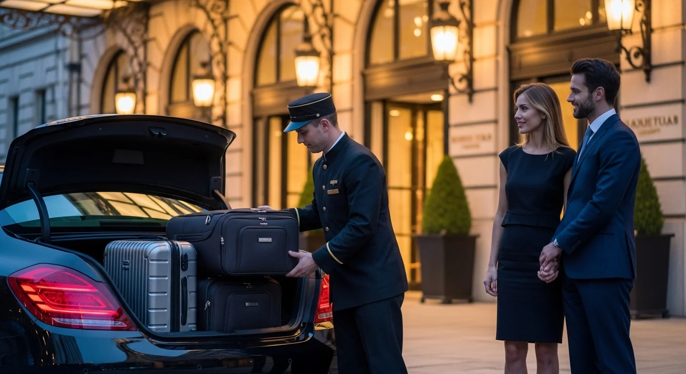 Americana Hotel Taxi to Heathrow T5 Sky Bridge Cars 