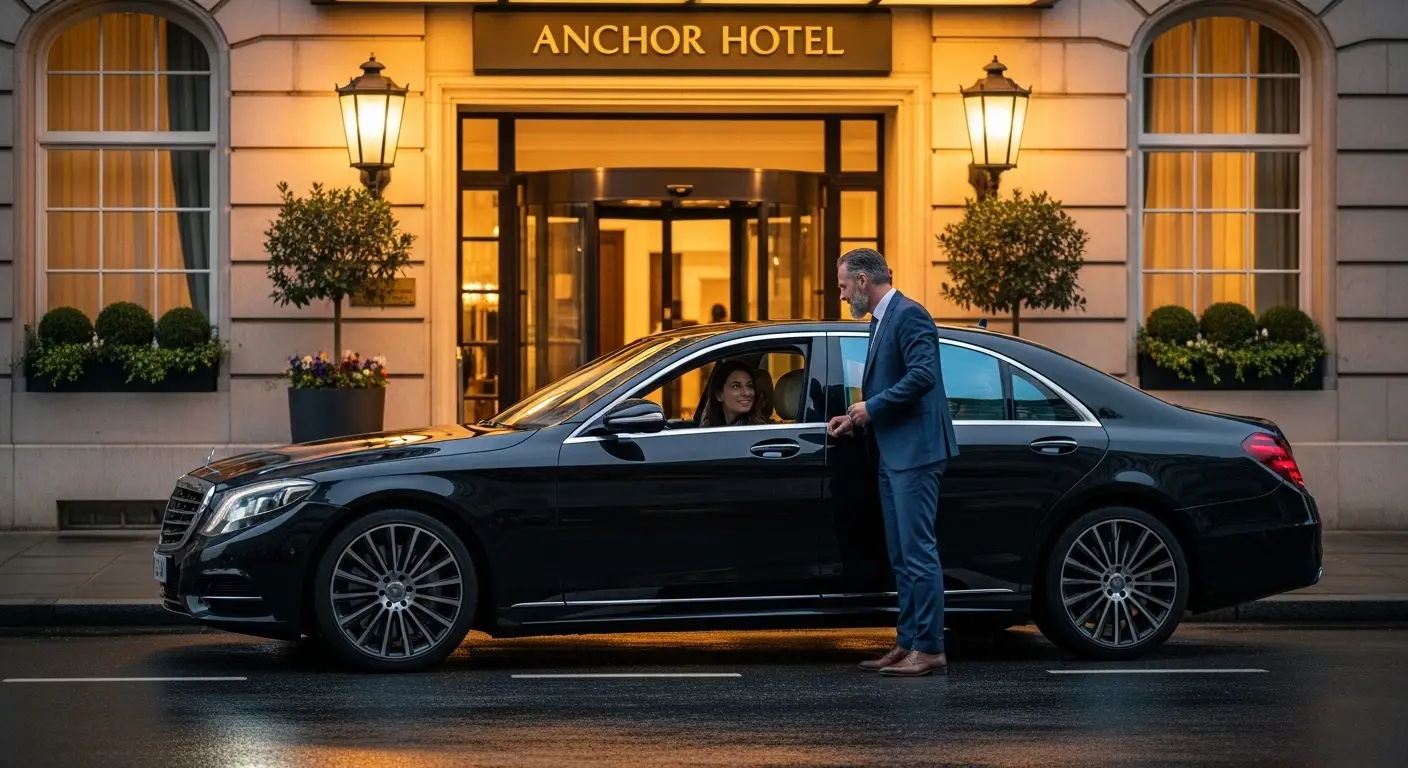 Anchor Hotel Taxi Heathrow Airport T5 | Sky Bridge Cars