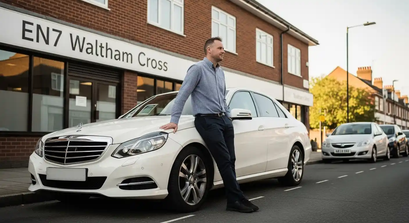 Heathrow T5 to EN7 Waltham Cross Taxi | Sky Bridge Cars