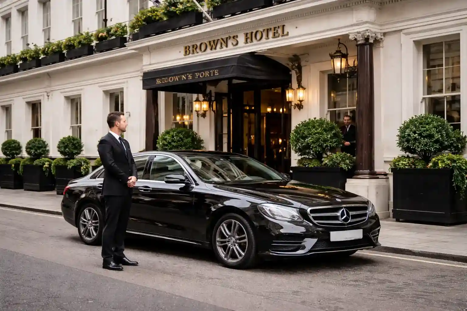 Rocco Forte Brown’s Hotel to Heathrow Terminal 4 Taxi 