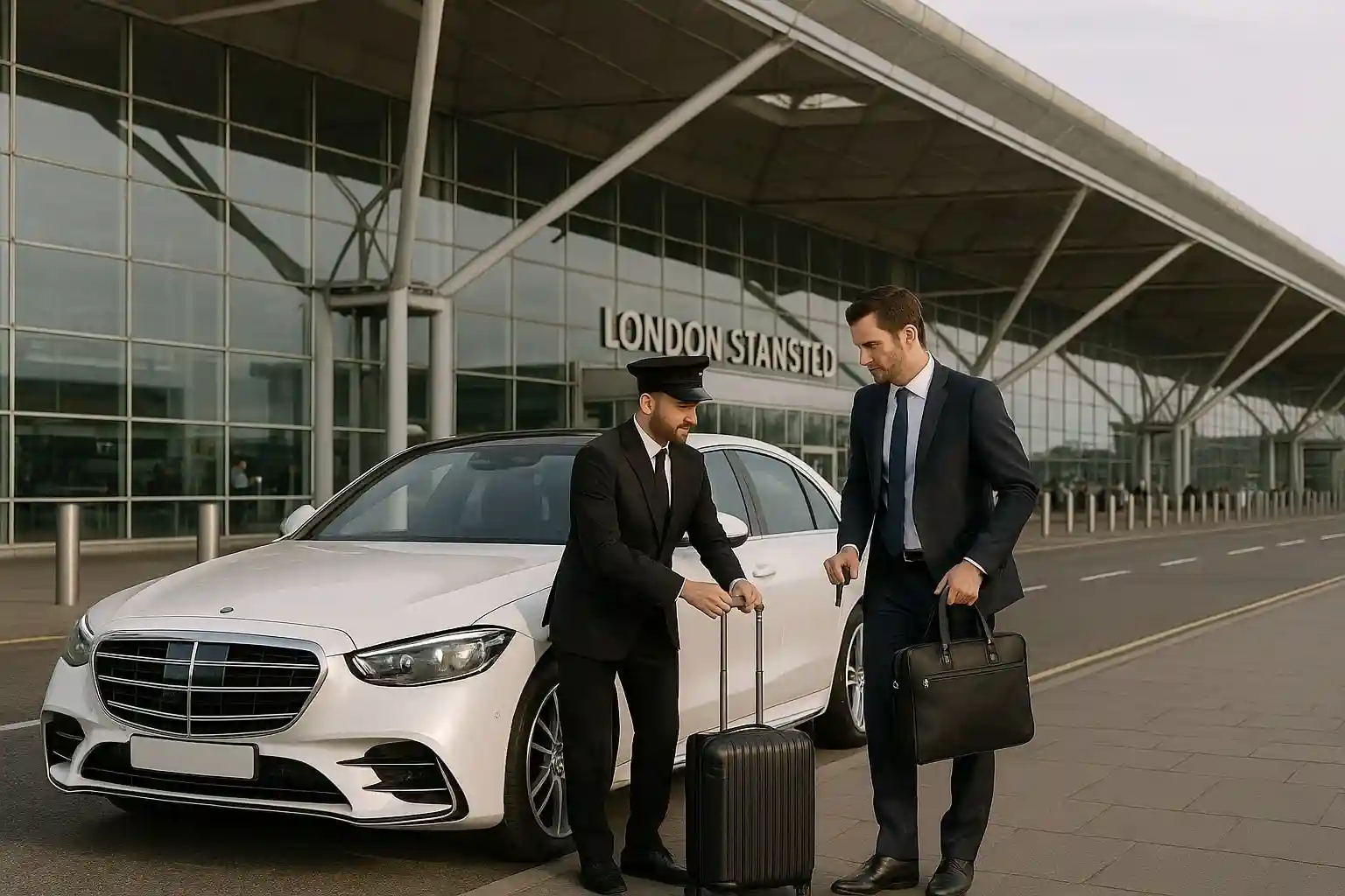 Executive Cars from Stansted Airport to DA6 