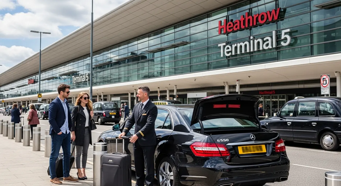 W1K Brook’s Mews Taxi from Heathrow Terminal 5