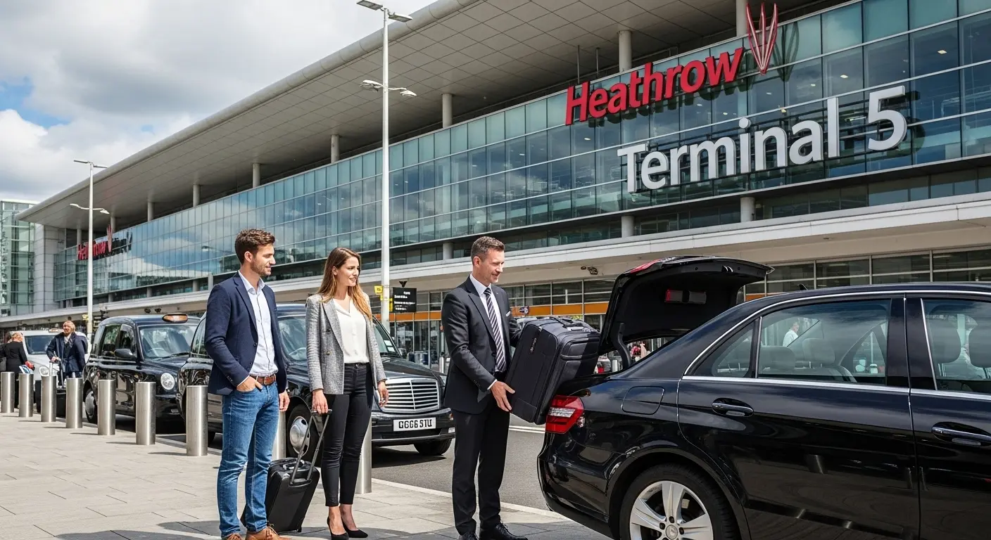 W1U Marylebone High Street Taxi  Heathrow T5