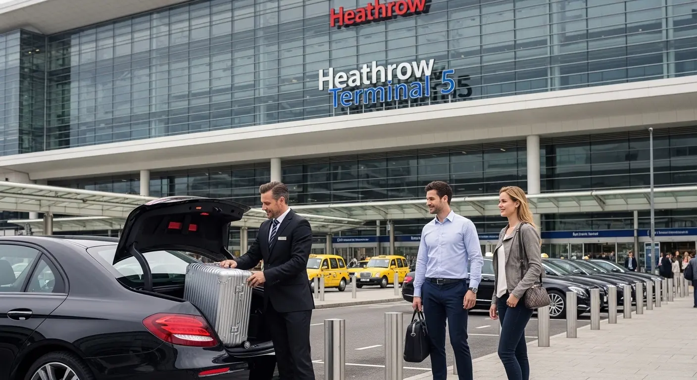 W1W Riding House Street Taxi Heathrow T5 Transfers