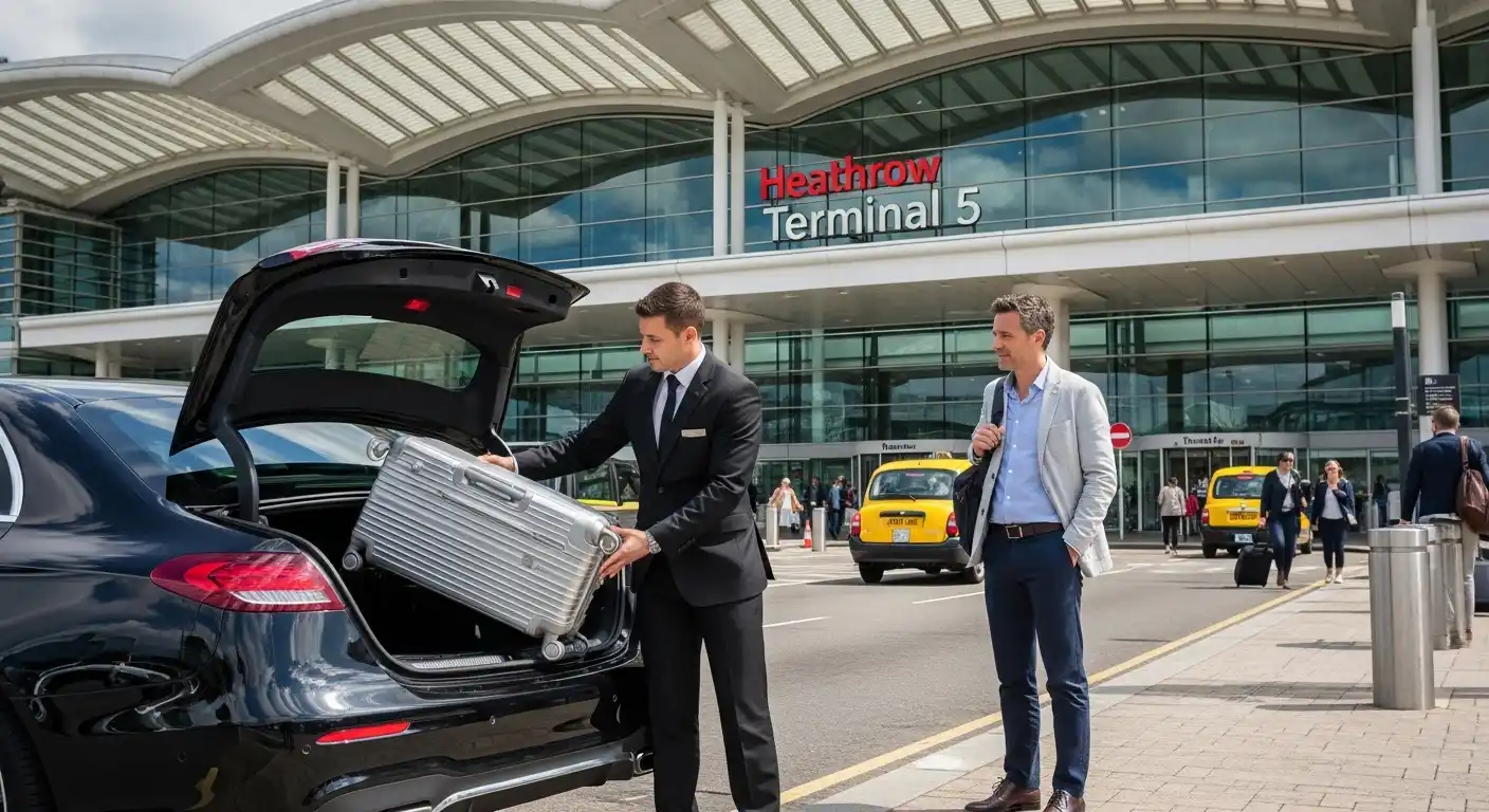 E1 Southwark Taxi to Heathrow Terminal 5 Ride