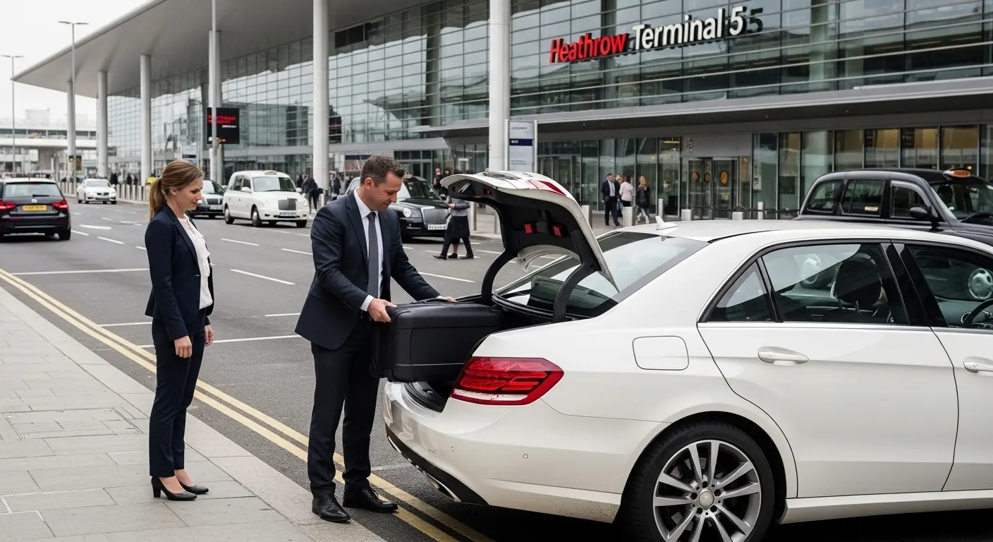 E8 Dalston Taxi Heathrow Terminal 5 to Dalston Transfer