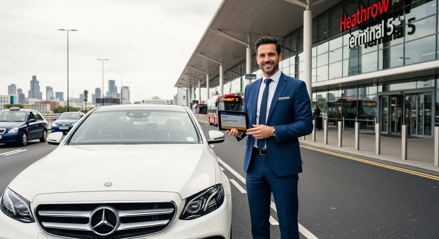 E15 Stratford Taxi Heathrow Terminal 5 Transfer 