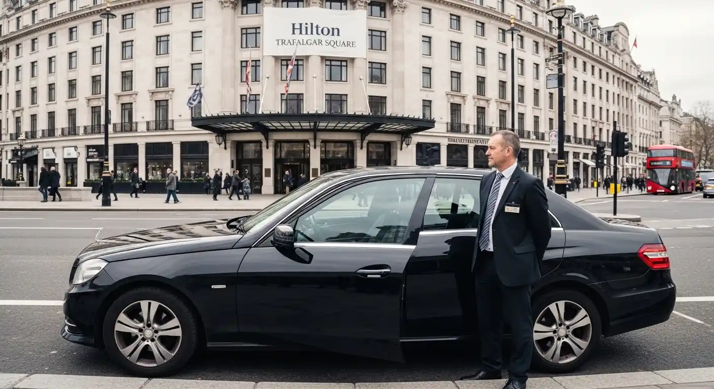 Hilton Trafalgar Hotel to Heathrow T5 Taxi | Book Now