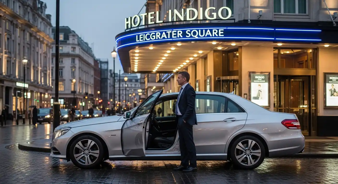 Hotel Indigo Leicester Square to Heathrow T5 Taxi