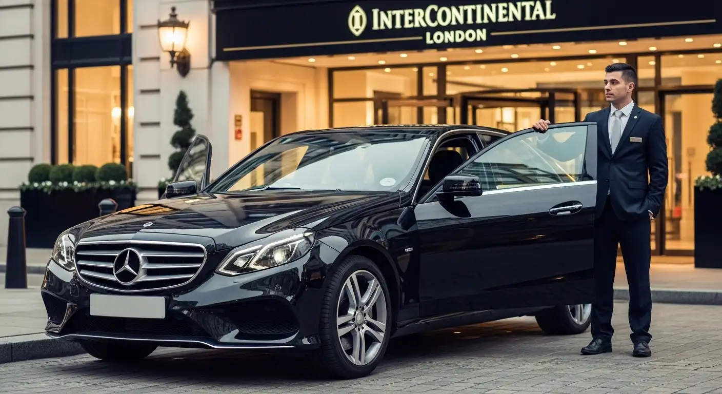 Hotel InterContinental London to Heathrow T5 Taxi
