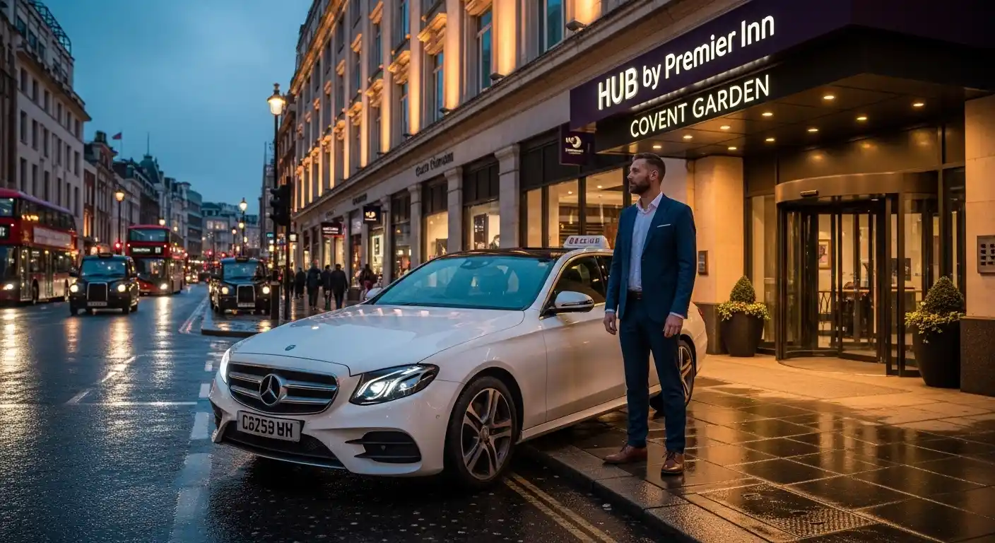 Hub by Premier Inn Covent Garden Taxi to Heathrow T5