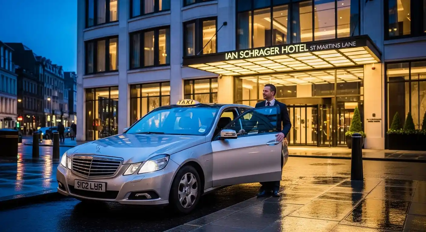 St Martins Lane Hotel to Heathrow T5 Taxi | Book Now