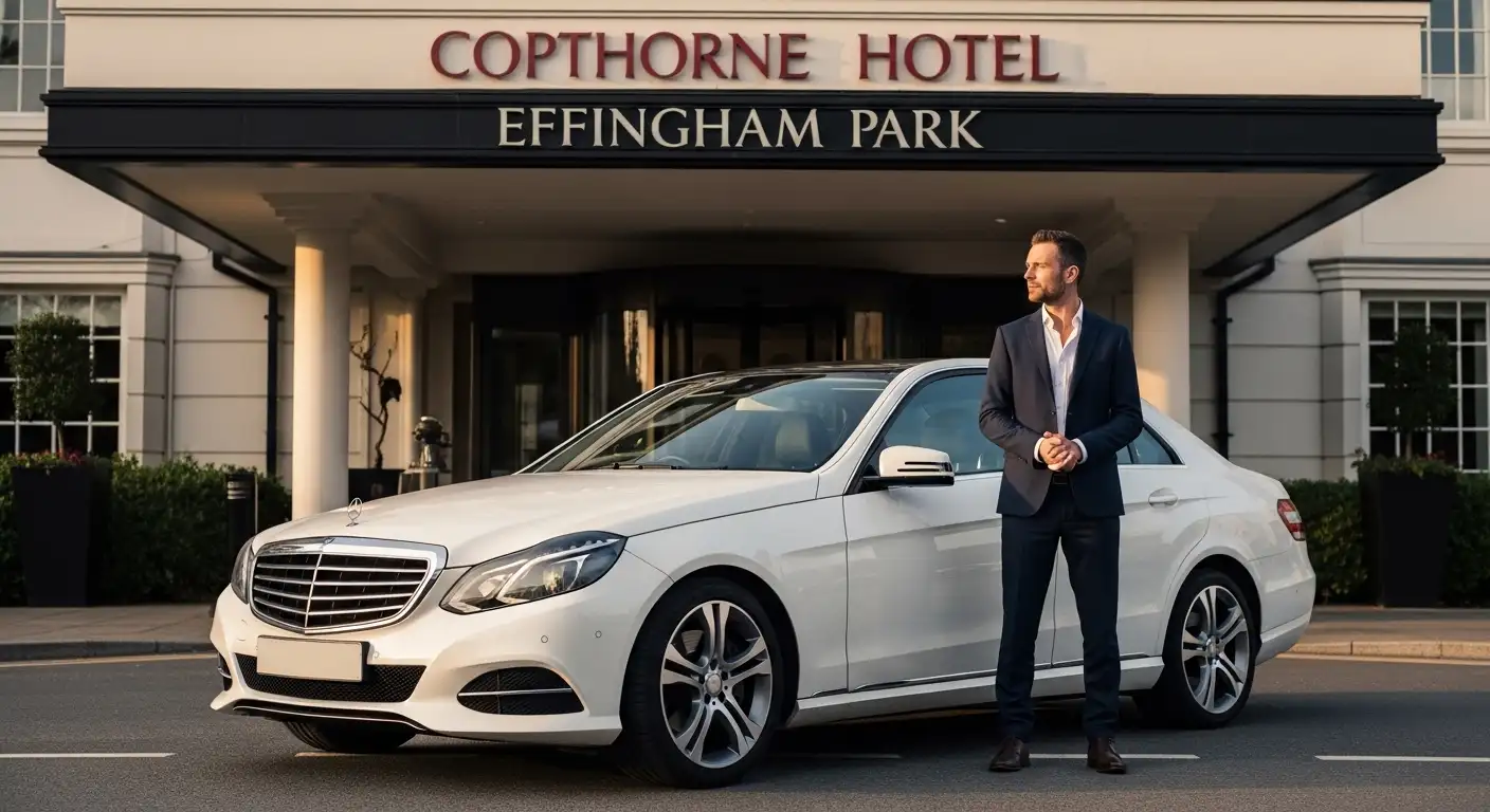 Copthorne Hotel Effingham Park Taxi to Heathrow Terminal 5