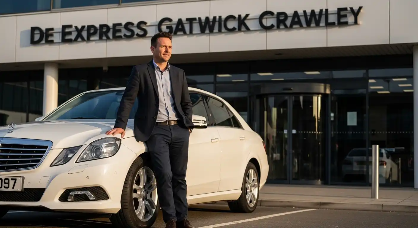 Express Gatwick Crawley Taxi to Heathrow T5 Transfer