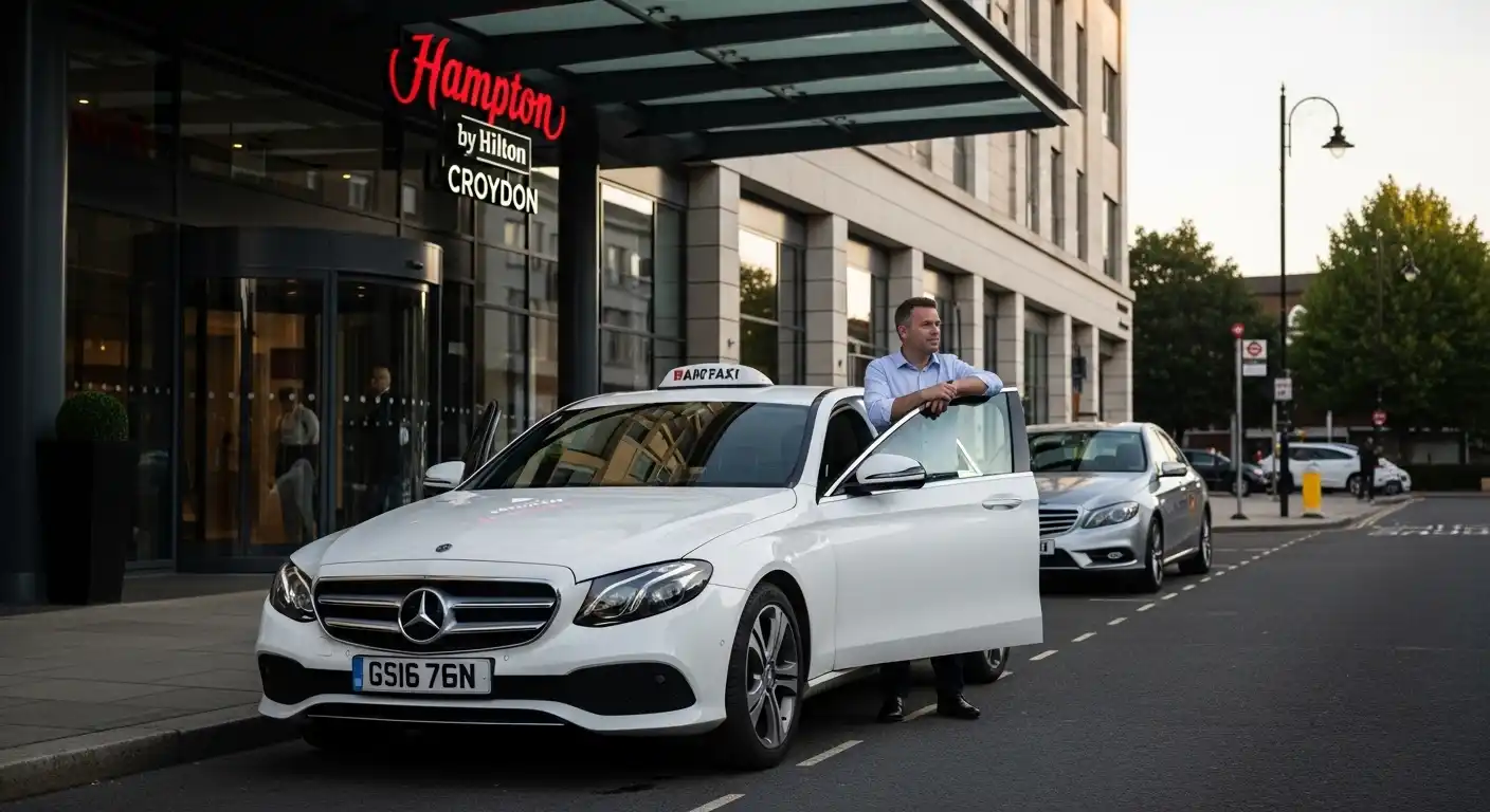 Hampton by Hilton Croydon Taxi  Heathrow Transfers