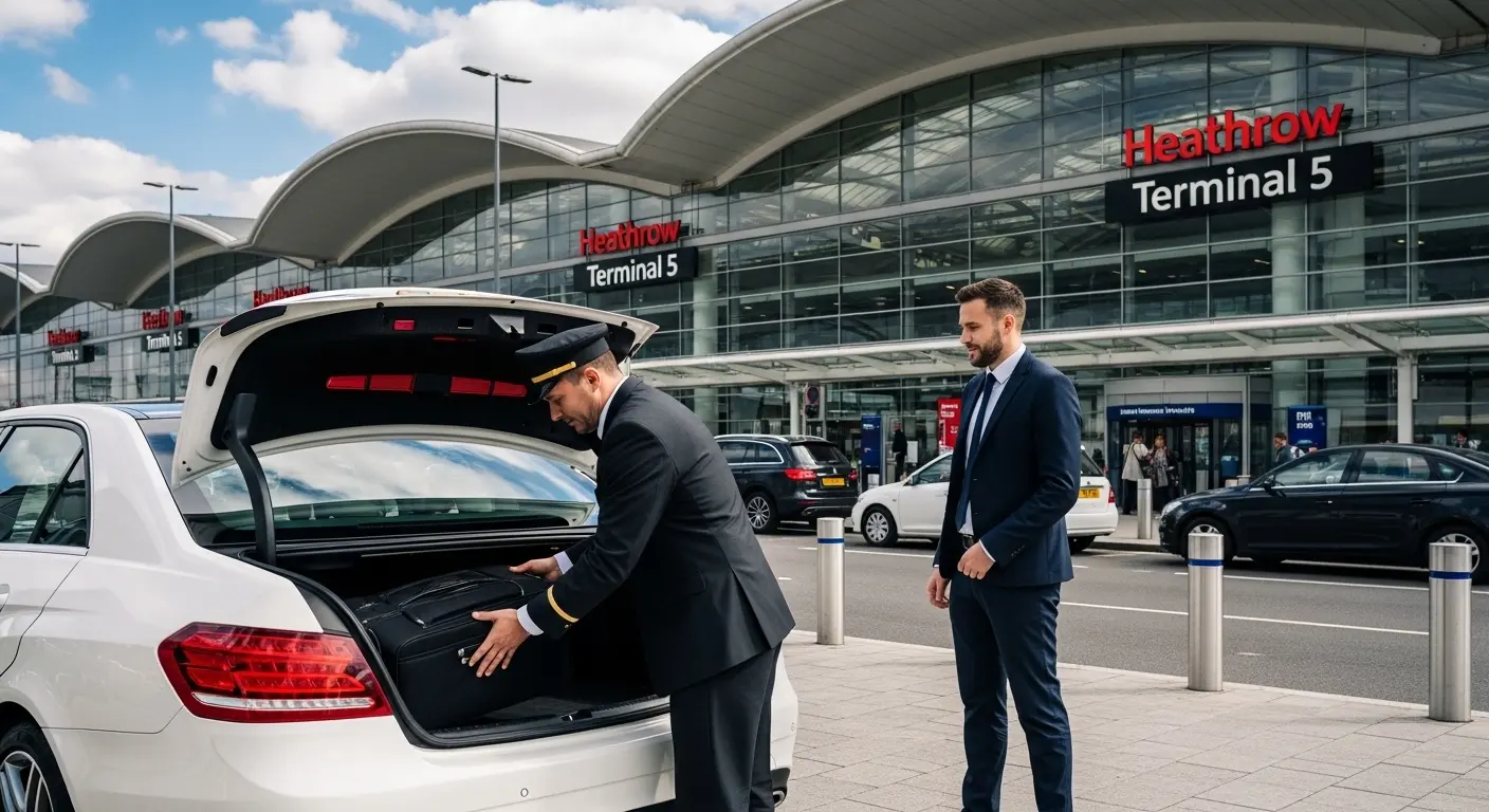 Taxi from Premier Inn Gatwick South to Heathrow T5