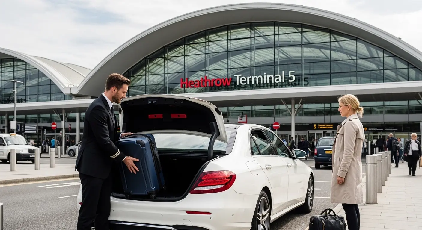 Taxi from Quality Hotel Gatwick to Heathrow T5