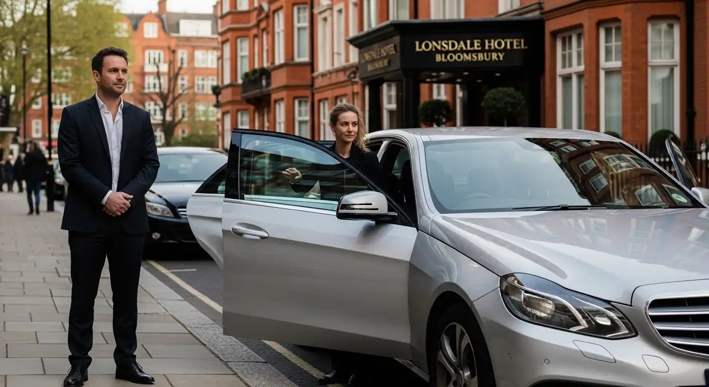 Lonsdale Hotel Bloomsbury Taxi to Heathrow T5