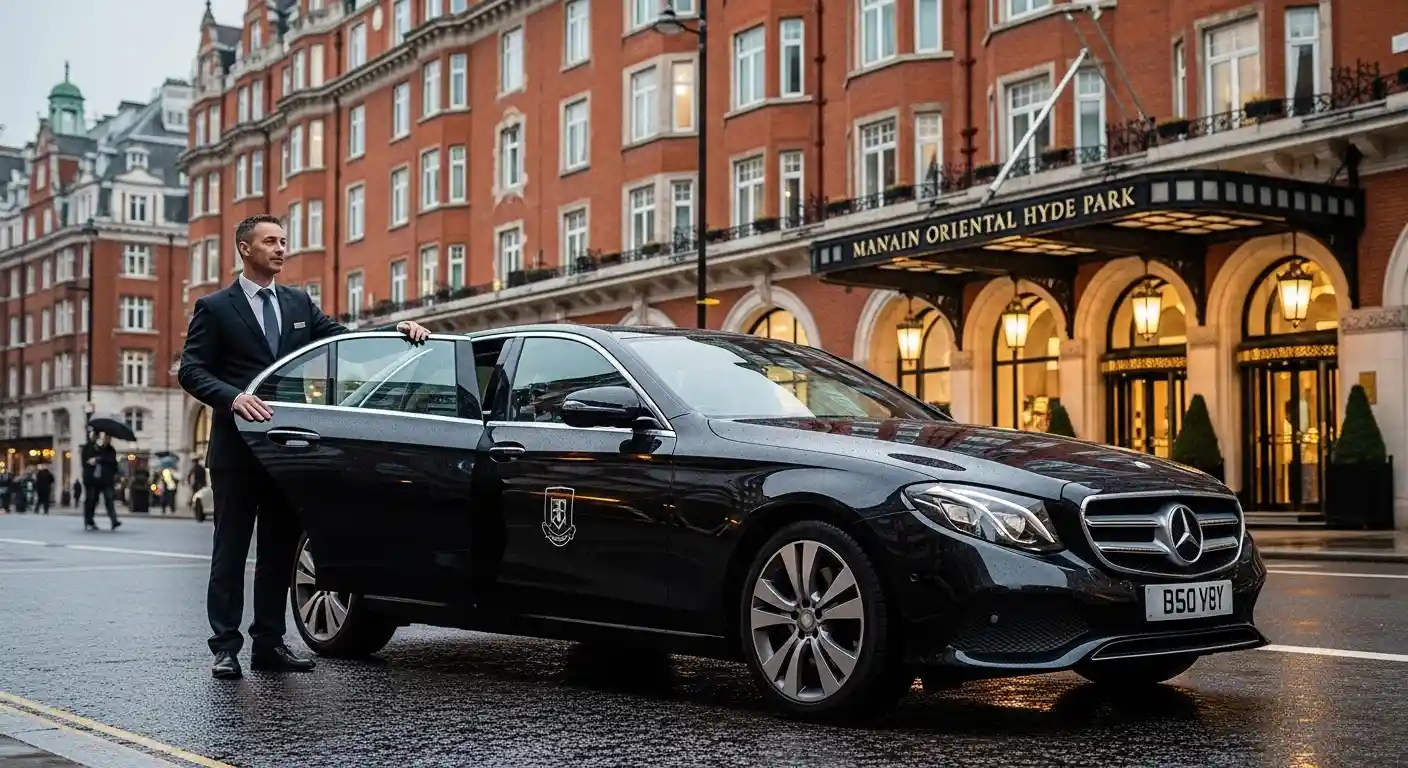 Taxi from Mandarin Oriental Hyde Park to Heathrow T5