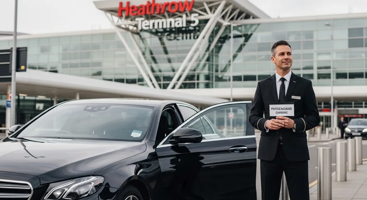 Russ Hill Hotel Taxi to Heathrow Terminal 5