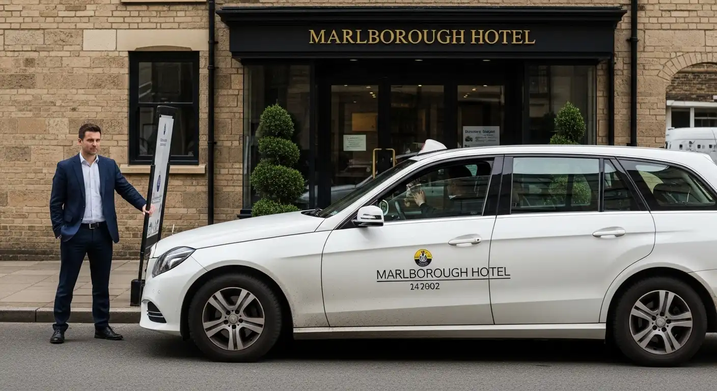 Taxi from Marlborough Hotel to Heathrow Terminal 5