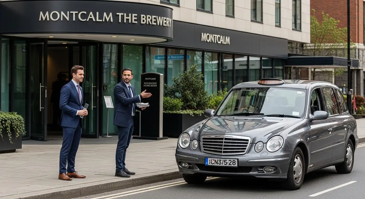 Taxi from Montcalm Brewery London City to Heathrow T5