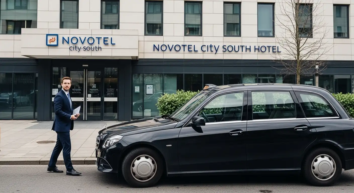 Taxi from Novotel City South to Heathrow Terminal 5