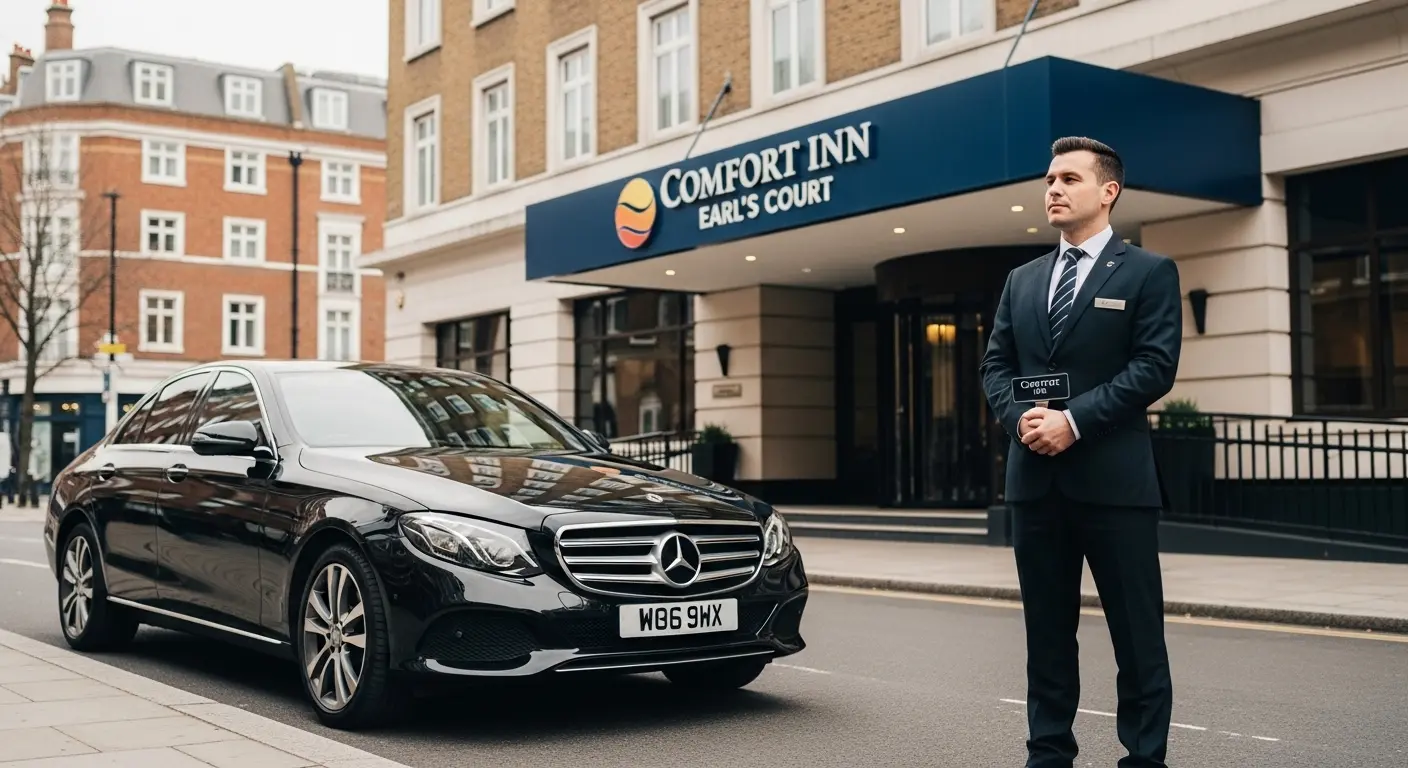 Comfort Inn Earls Court Taxi to Heathrow T5