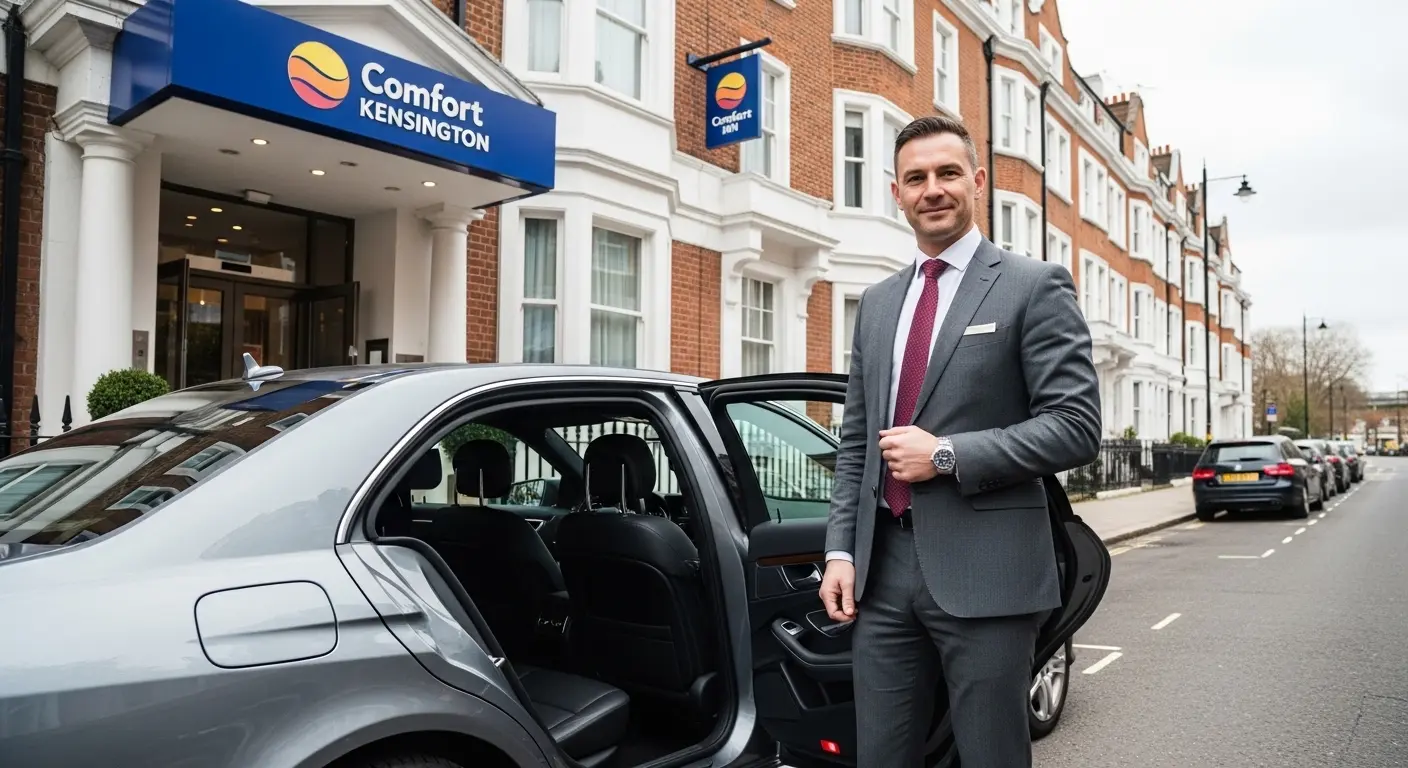 Comfort Inn Kensington Taxi to Heathrow T5