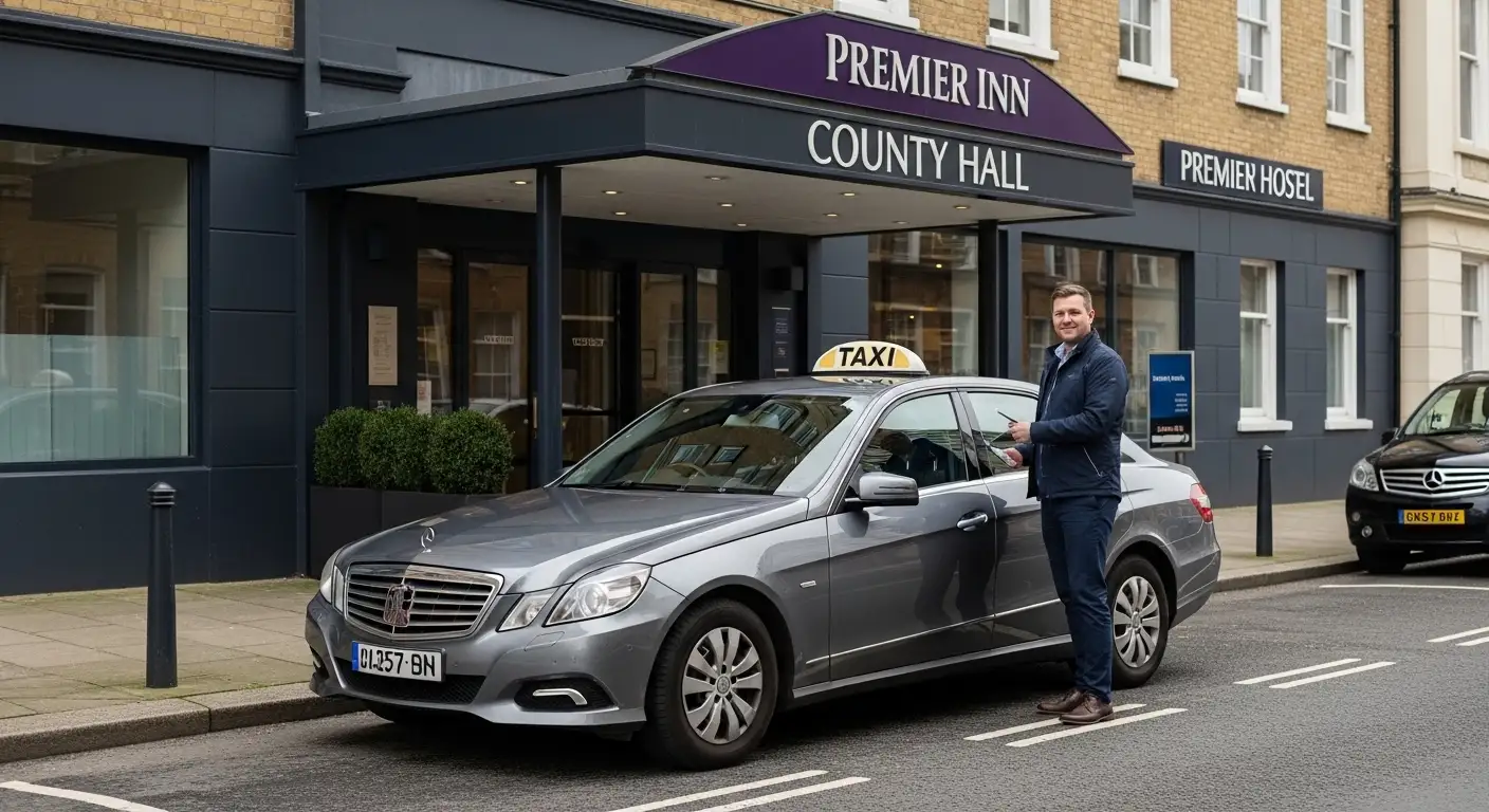 Premier Inn County Hall Taxi Heathrow T5 Transfers