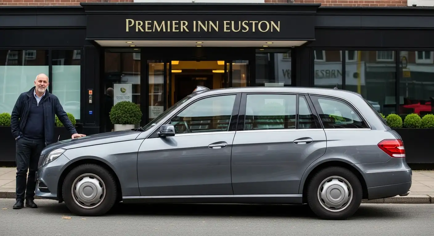 Premier Inn Euston Taxi to Heathrow T5 Transfers